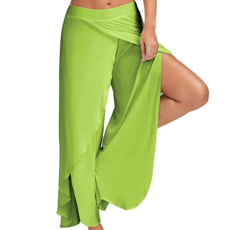 Pantalones anchos holgados para fitness, danza, yoga y otros deportes
