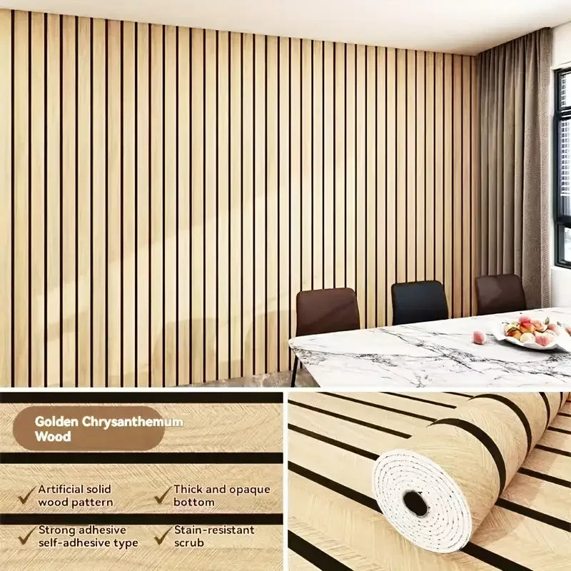 Thick Brown Grid Peel and Stick Wallpaper Home Decoration
