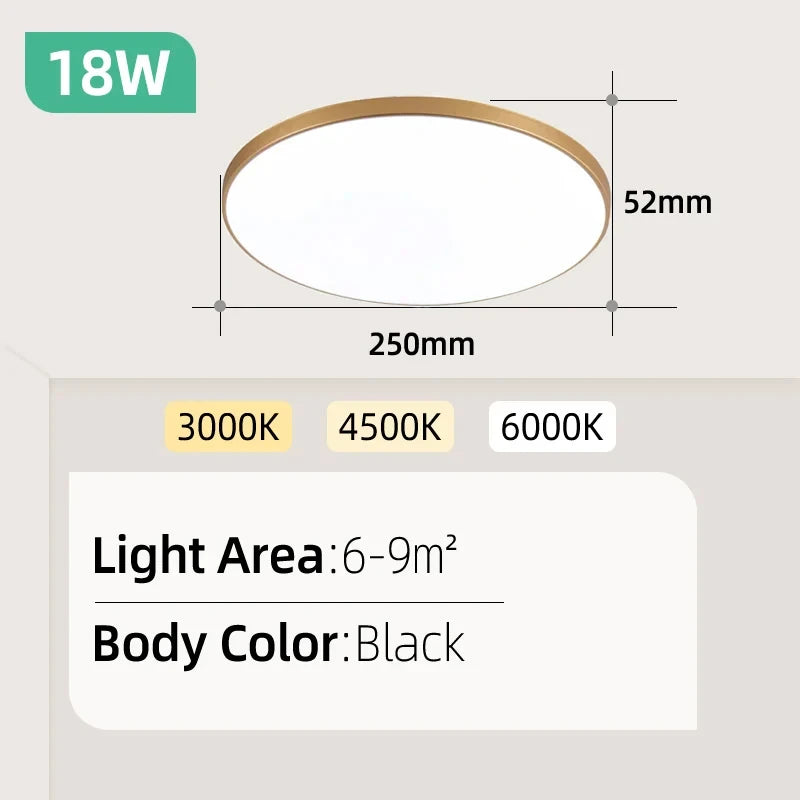 Led Ceiling Lamp Ultra Thin Panel Led Light