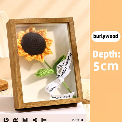 3D Wooden Picture Frames Flower Holder Handmade