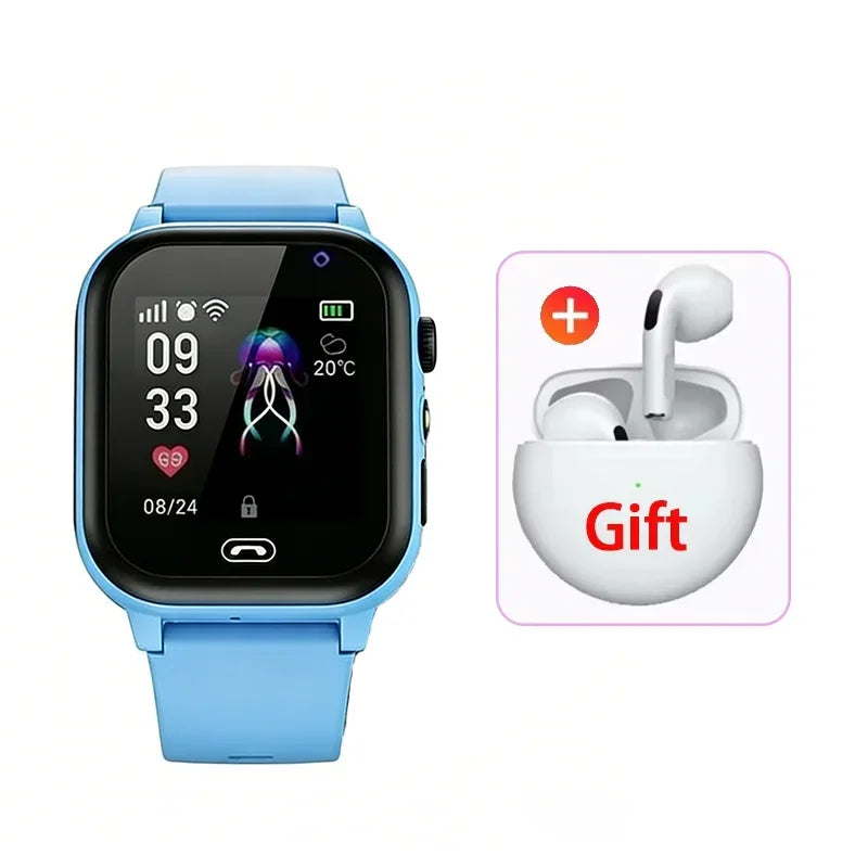 5G GPS Children Camera SOS Call Waterproof SIM Card Smart Watch