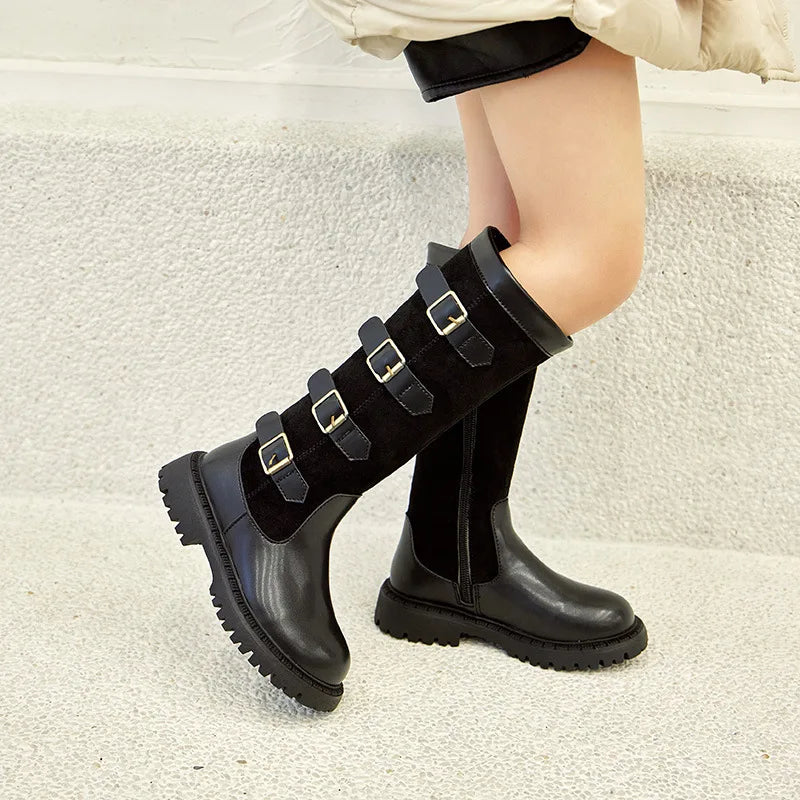 High Comfortable British Style Casual Versatile Leather Boots