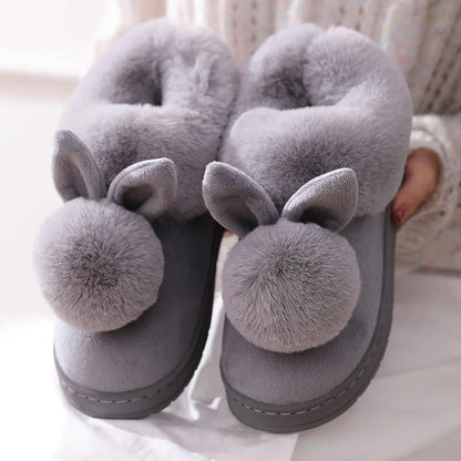 DANA Faux Rabbit Fur Indoor Slipper