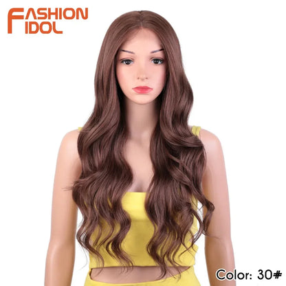 Lace Front Wig Synthetic With Baby Hair Wigs
