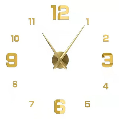 Large 3D Wall Clock Luminous Classic Wall Clocks