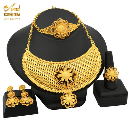 African Jewelry Big Necklace Jewelry Set