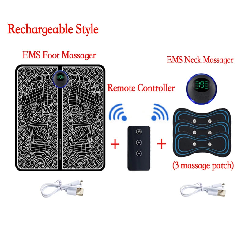 Electric Foot Massager Pad Relaxation
