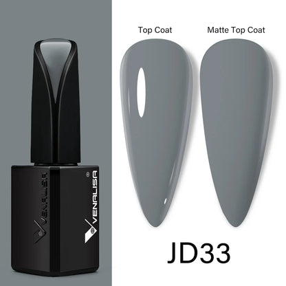 15ML Silky Matte TPO FREE Topcoat No Cleaning Nail Lacquer Full Coverage Long Lasting Nail Varnish