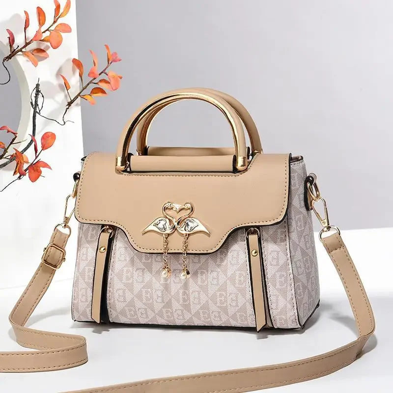 Versatile casual shoulder crossbody bag.