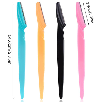 30Pcs/Bottle Eyebrow Razors With Container Facial Eye Brow Trimmer