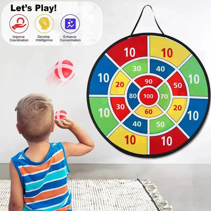 Sticky ball  large dart board Family interactive game sports toys