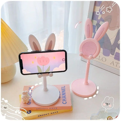 Cute Rabbit mobile phone stand desktop
