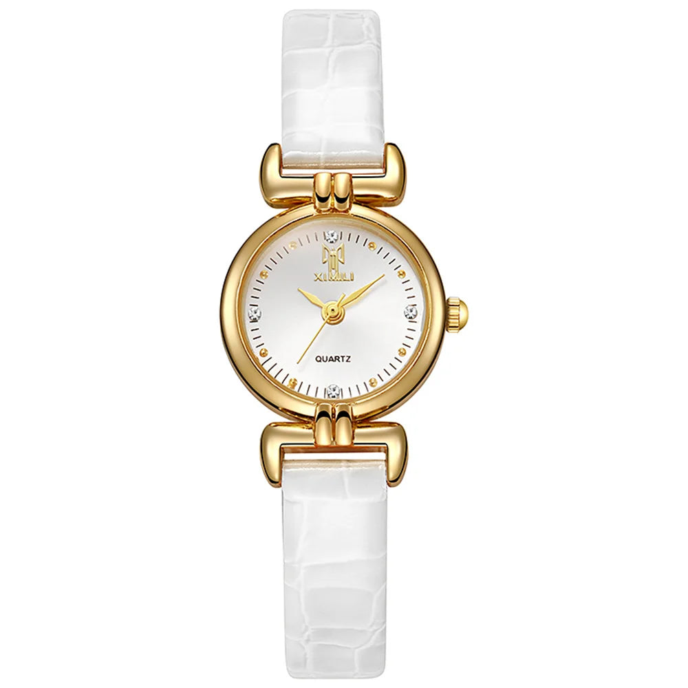 Small Simple Diamonds Quartz Wristwatch