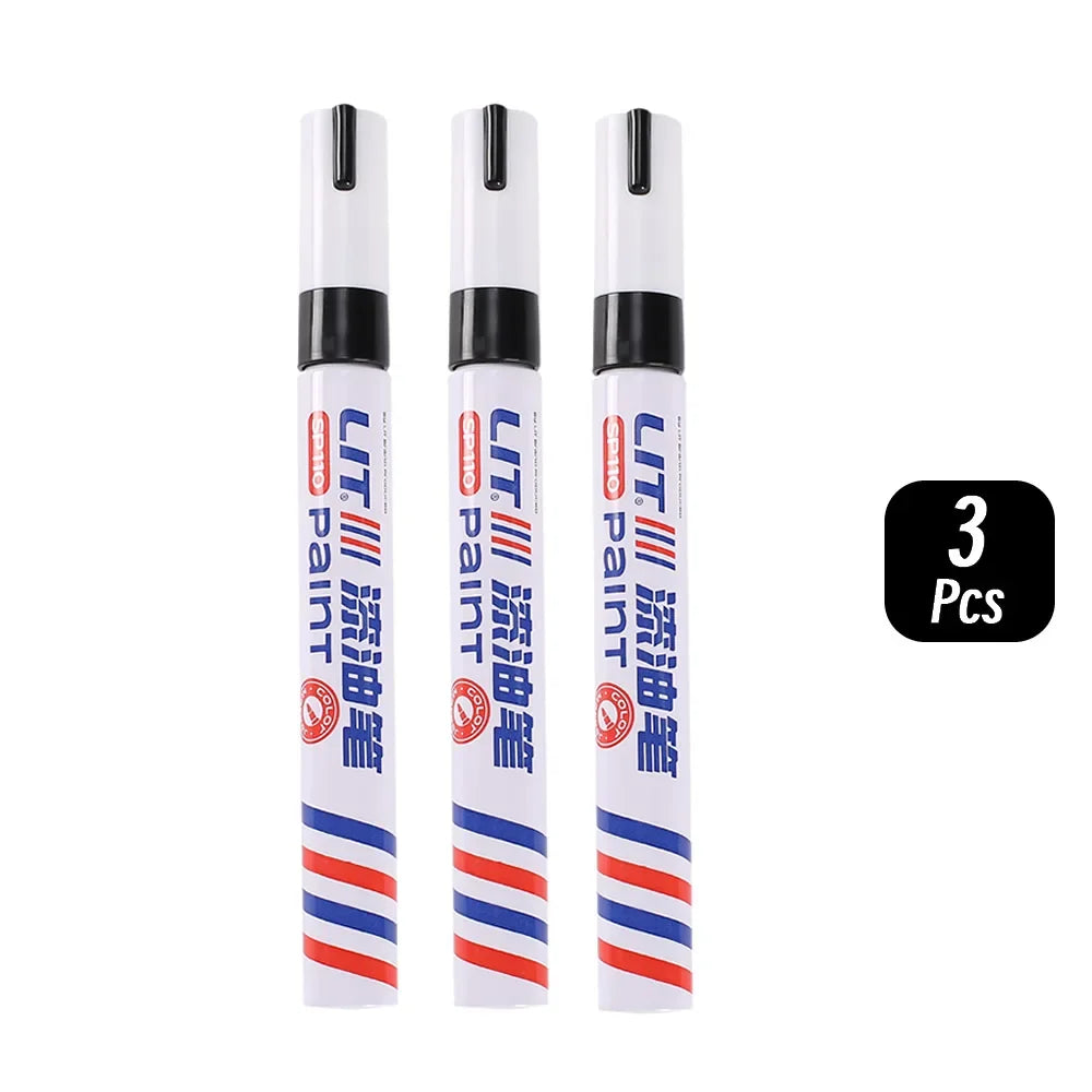 3mm 10p Colorful 8 Colors Permanent Paint Marker Waterproof