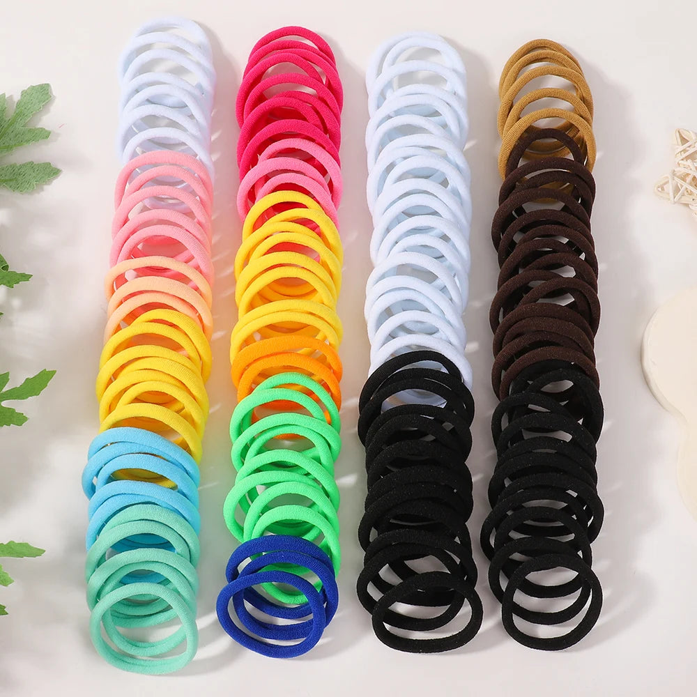 30Pcs/Set Elastic Colorful Rubber Bands