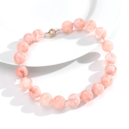 Bohemian Style Handmade Beaded Necklace Jewelry