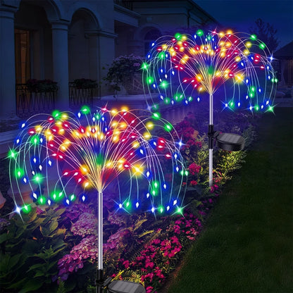 LED Garden Solar Lights Dandelion Outdoor Waterproof Courtyard Decor