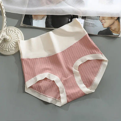 Lencería de algodón de talle alto y seda de hielo