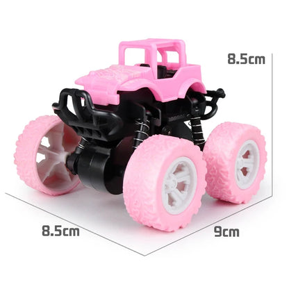 Car Four-wheel Drive Off-road Vehicle Stunt Dump Cars Double-Side Toy
