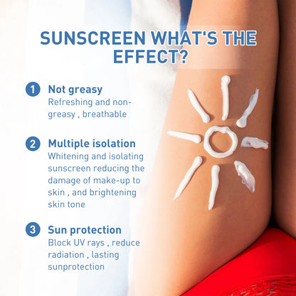 Facial Sunscreen for Oily UV Protection Skin