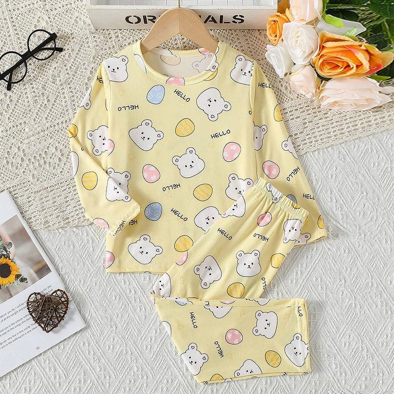 Cute Short sleeved Shorts Casual Set