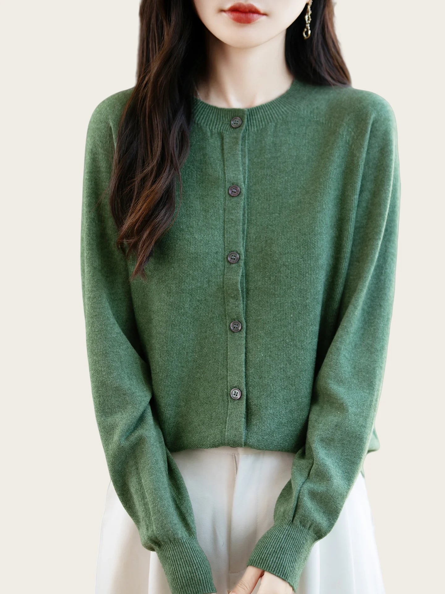 Wool Long Sleeve Sweater