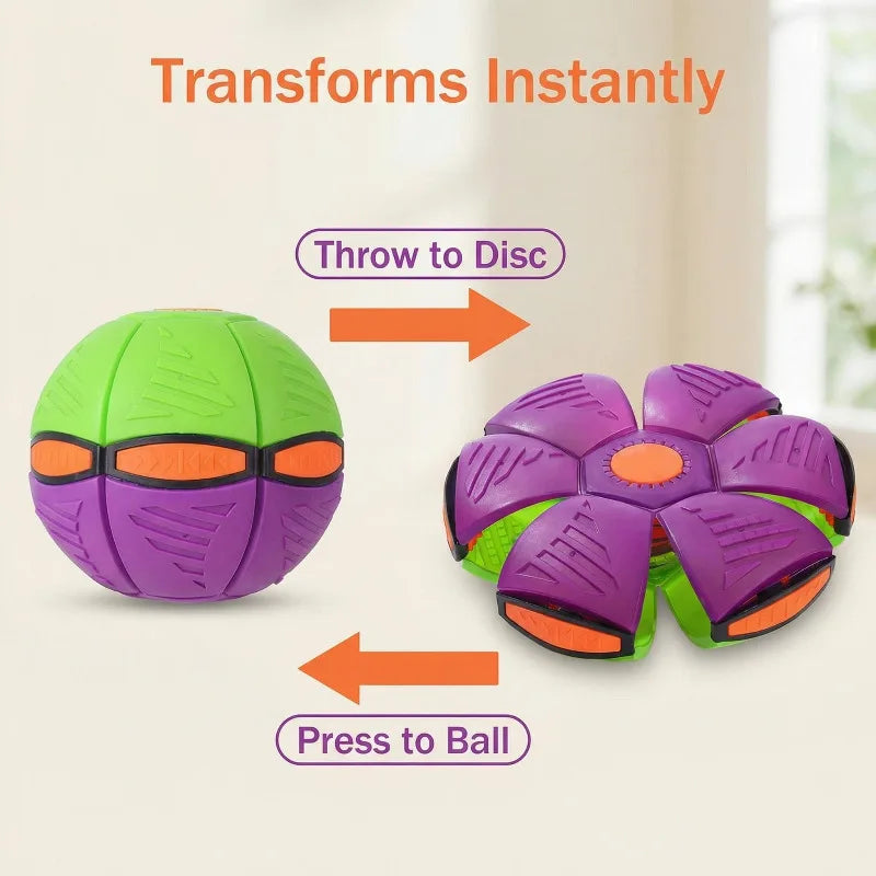 Deformable Flying Saucer Ball Magic Vent Toy