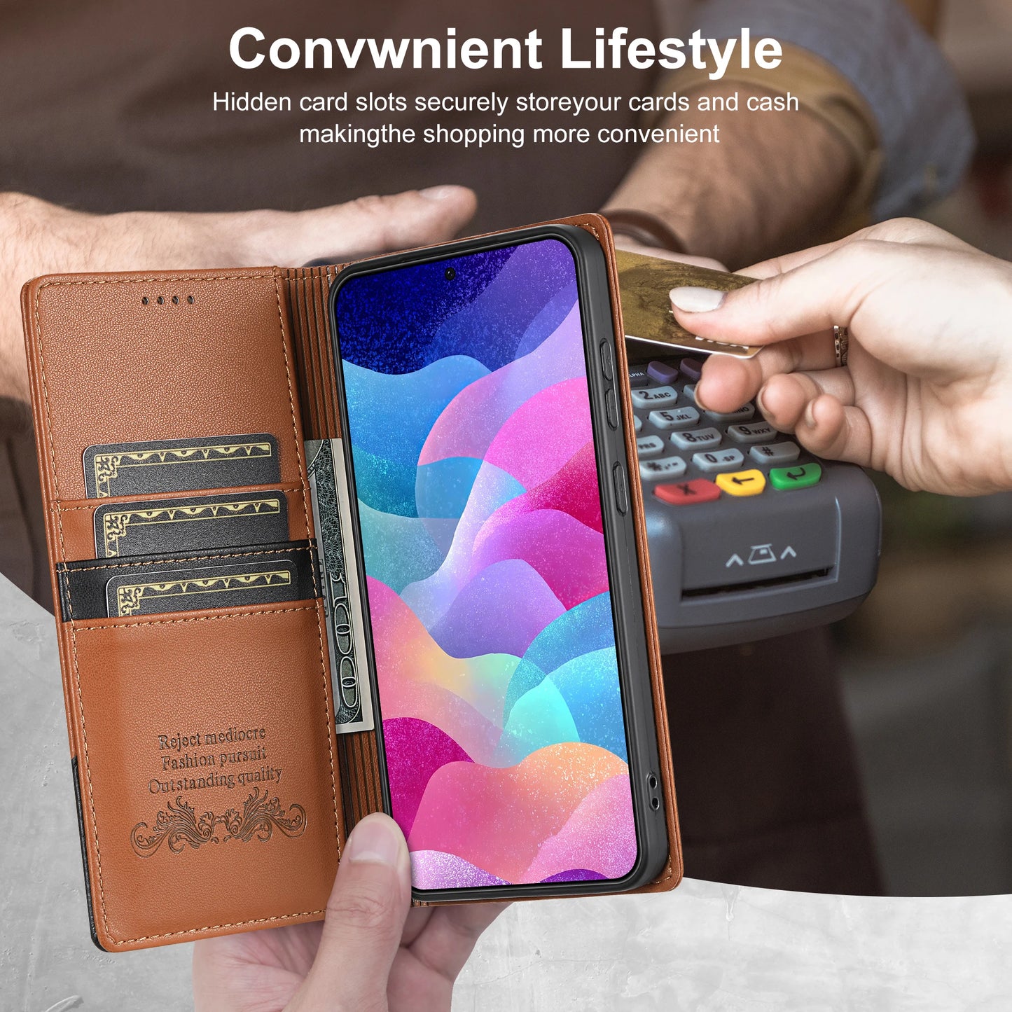 Magnetic Flip Leather Case Wallet Cover