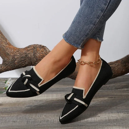 Loafers Ballet Flats Pointed Toe Barefoot Butterfly Shoes