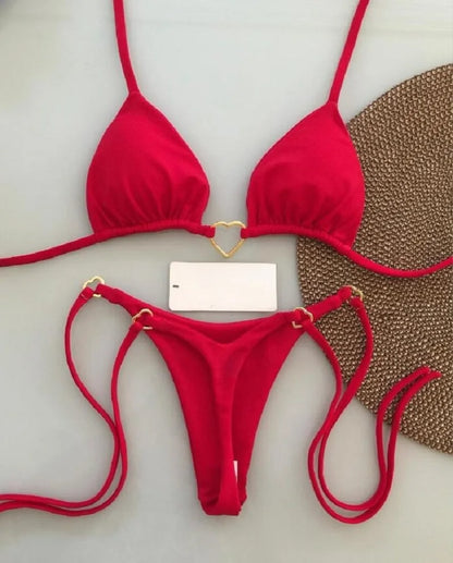 Sexy Halter Bikini Swimsuit  Brazilian Set