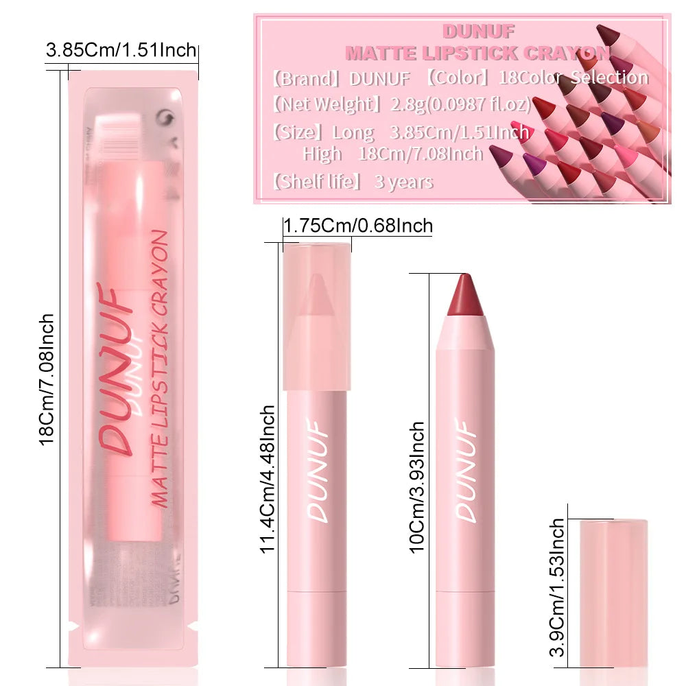 Waterproof Sexy Red Matte Contour Tint Lipstick