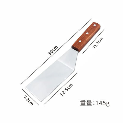 Stainless Steel Spatula and Grill Scraper