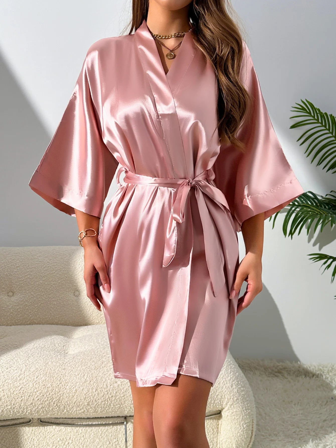 Silk Sexy Lingerie Pyjamas Set