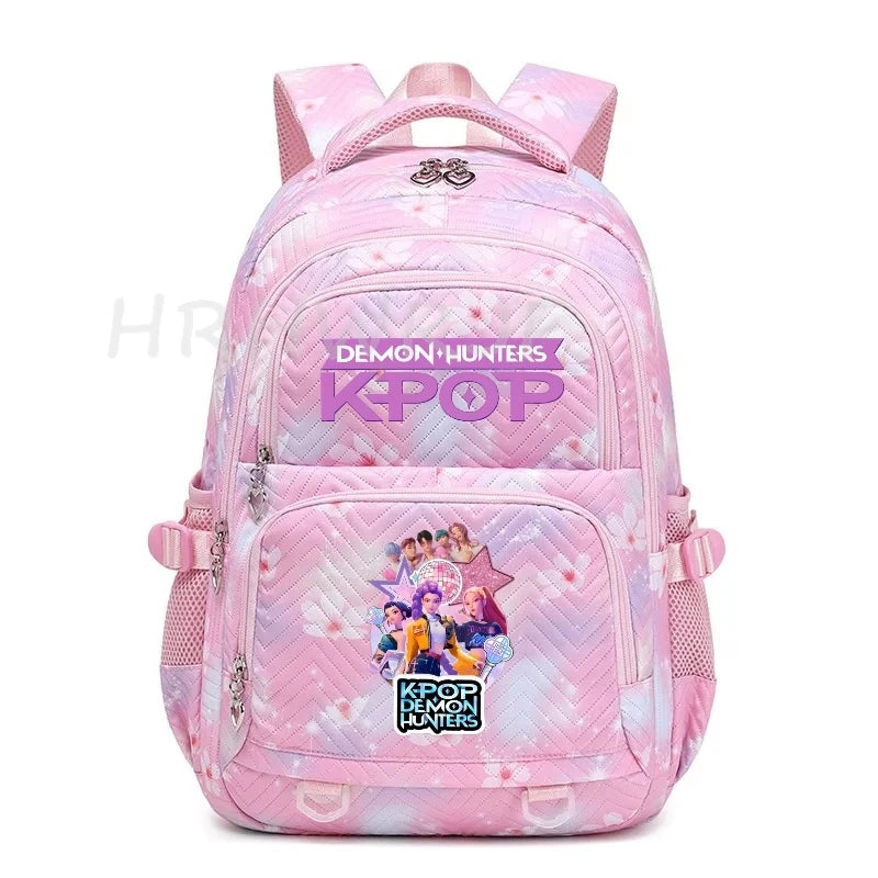 K-pop Demon Hunters Backpack Girls Boys Youth School Bags