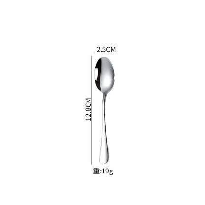 Stainless Steel Pointed Head Soup Spoon