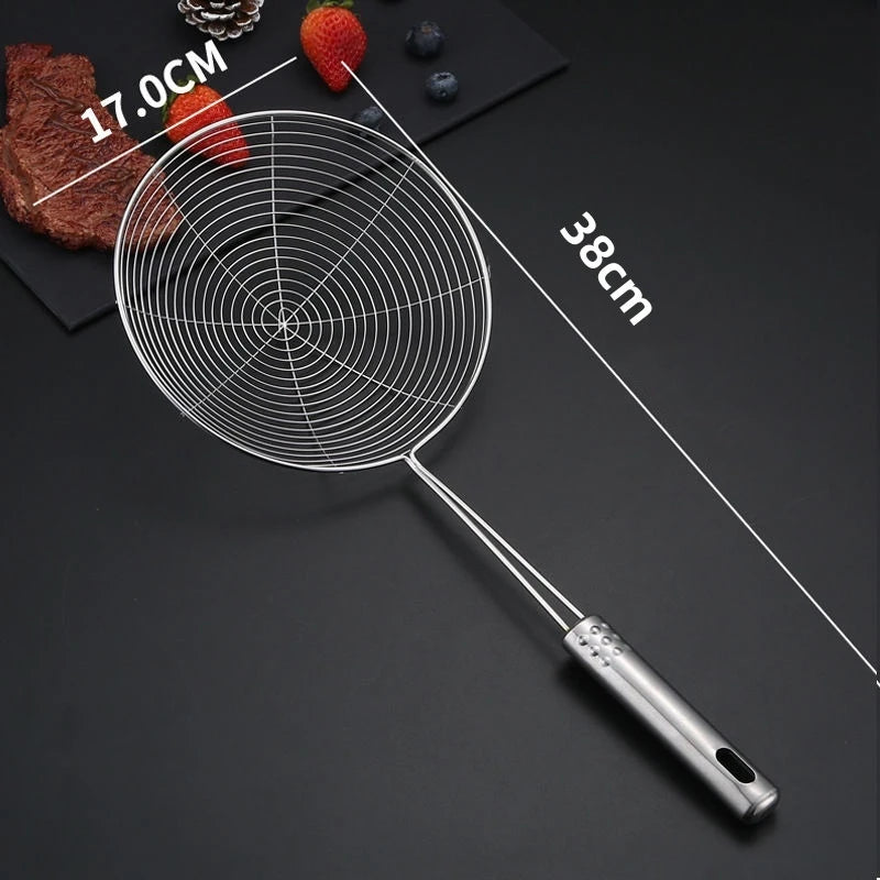 Stainless Steel Fine Mesh Skimmer Spoon