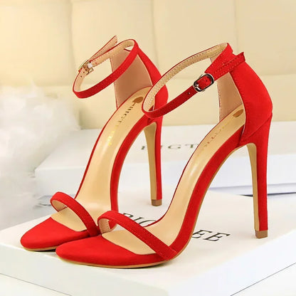 Gladiator Stiletto Classic Ankle Strap Sexy Shoes