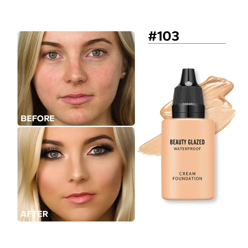 Waterproof Concealer Foundation Moisturizing