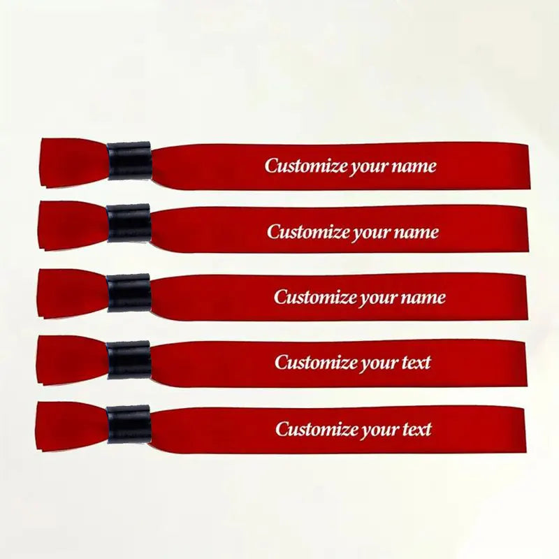 100pcs Cloth Event Wristbands Cloth Party