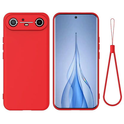 Silicone Case For Tecno Pova Slim 5G Spark Slim 4G Lanyard Case Skin-feel Ultra-thin Soft Anti-fall Cover For Tecno Spark Slim