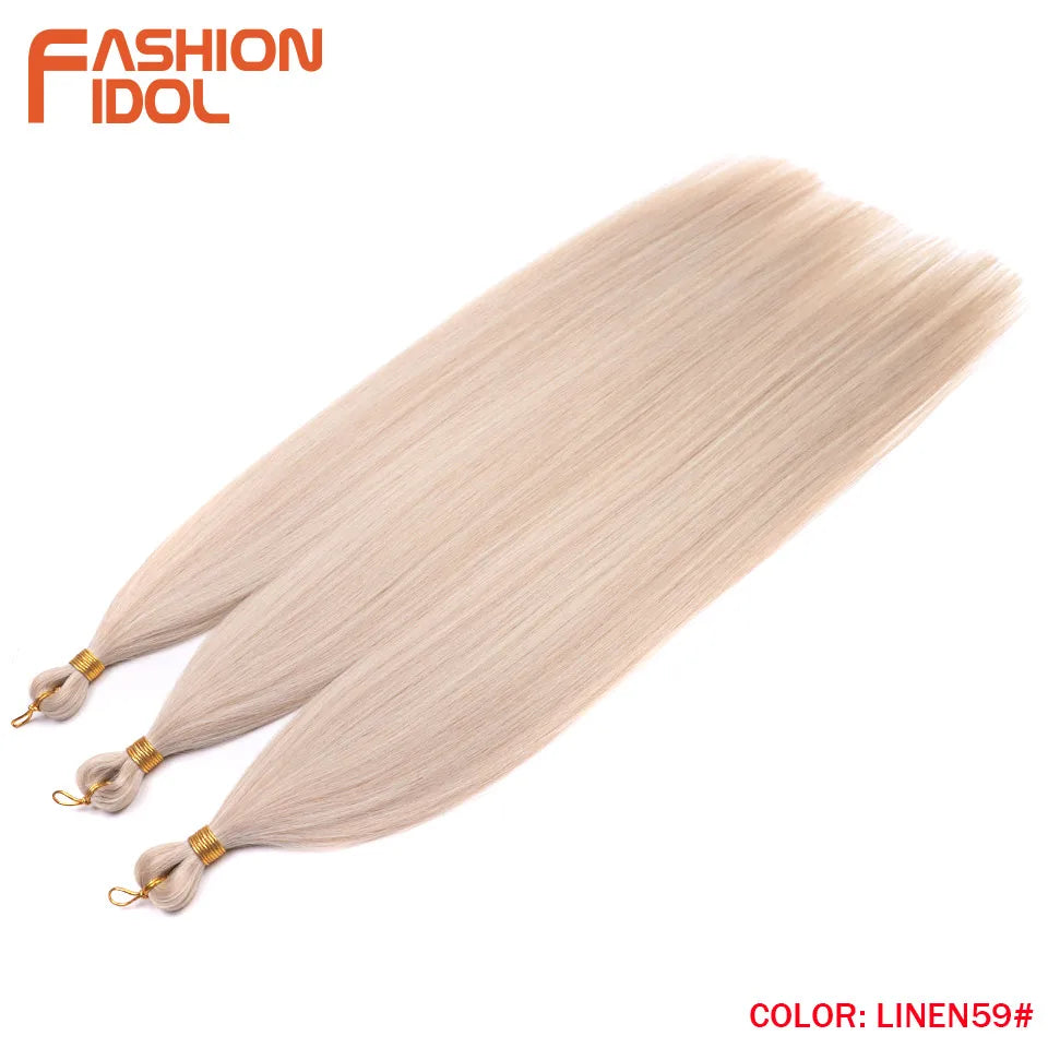 Ombre Silver Grey Crochet Hair Extensions