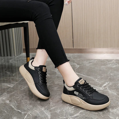 Thick Sole Elevated Casual Board Sneakers