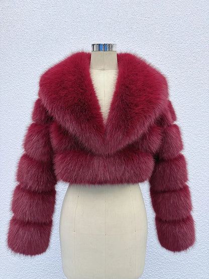 Faux Fur Outerwears Coat