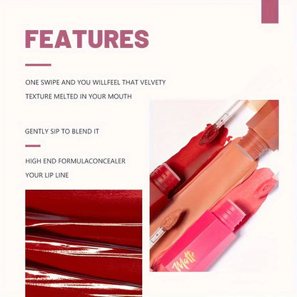 Long-lasting Waterproof Velvet Matte Liquid Lipstick