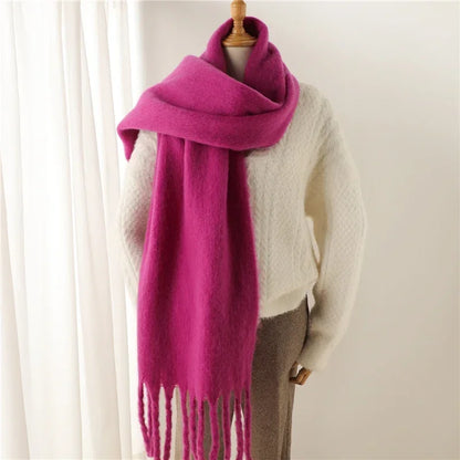 Cashmere Warm Solid Pashmina Blanket Wraps