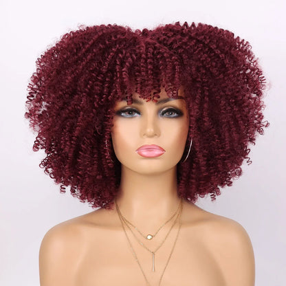Synthetic Short Curly Wigs
