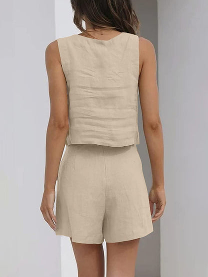 Linen Outfits Lounge Matching Sets