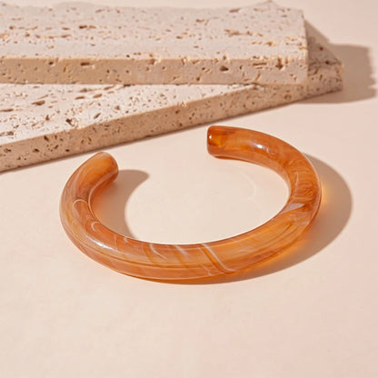 Acrylic Cuff Geometric Open Bracelet