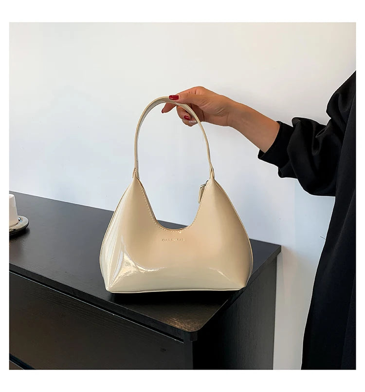 DANA Patent Leather Tote Bag