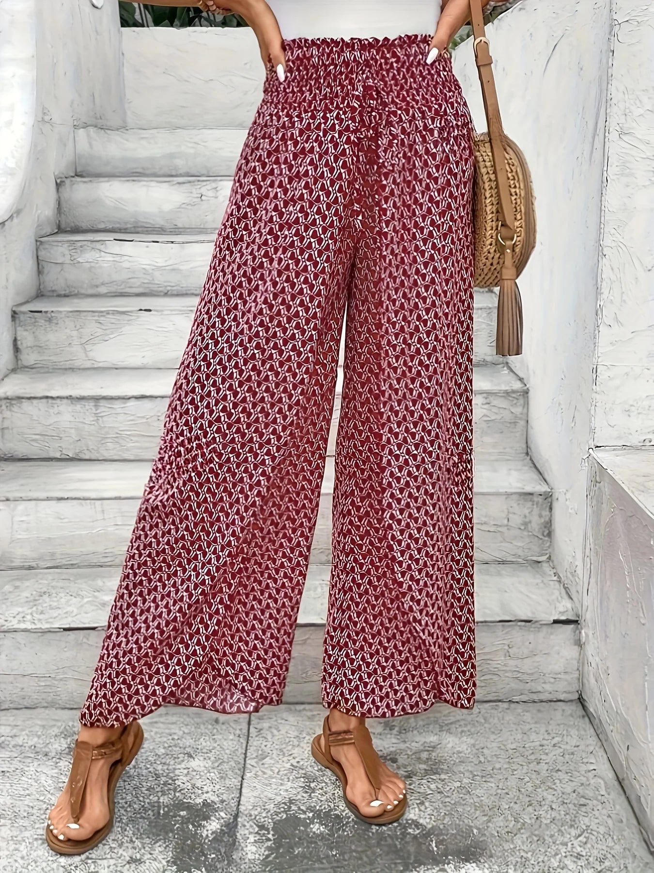 Elegant Casual Wide Legs Pants